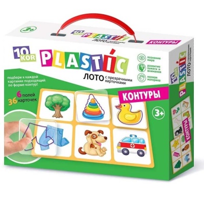 Лото пластик Контуры Десятое Королевство 04006